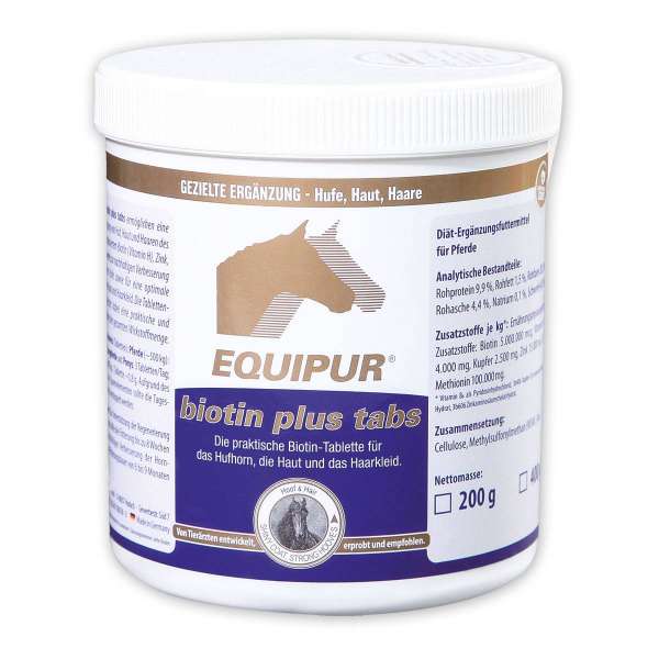 EQUIPUR - biotin plus tabs | 400 g